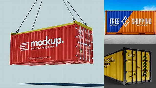 4230+ Shipping Container Mockup Free Smart PNG Image