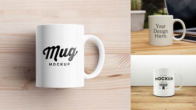 4231+ Mockup Mug Cdr Layered Photoshop Template