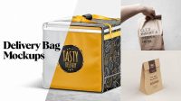 4240+ Mockup Delivery Bag Easy Editable