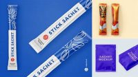 4248+ Stick Sachet Mockup Free Free PSD