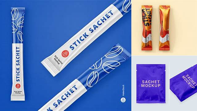 4248+ Stick Sachet Mockup Free Free PSD