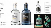 4260+ Free Gin Bottle Mockup Free Mockup Templates