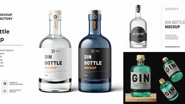 4260+ Free Gin Bottle Mockup Free Mockup Templates