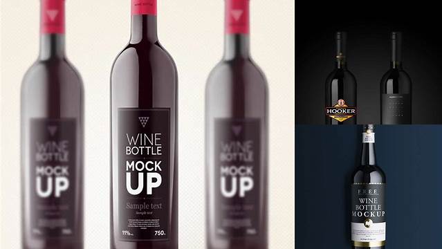 4274+ Wine Bottle Mockup Free Online Free PSD for Designers