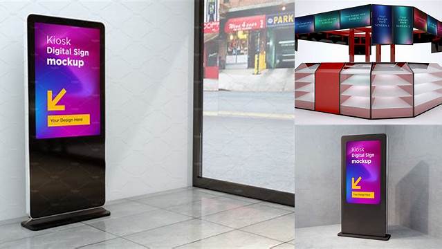 4284+ Kiosk Mockup Free Digital Download