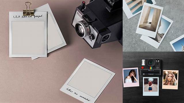 4288+ Mockup Polaroid Free Free PSD