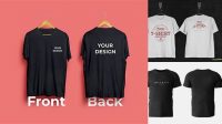 4293+ T Shirt Front Back Mockup Free Include TIFF