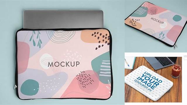 4295+ Laptop Sleeve Mockup Free Professional Design PSD