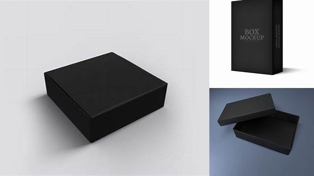 4312+ Black Box Mockup Free Download Free