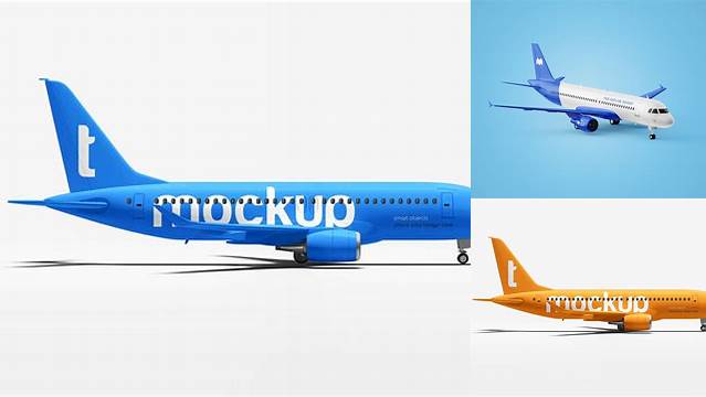 4314+ Airplane Mockup PSD Free Download