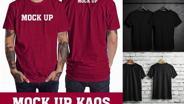 4318+ Mockup Kaos Psd Depan Belakang Best for Showcase