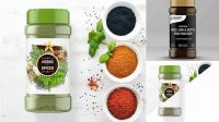 4322+ Spice Bottle Mockup Psd Free Download PSD Download