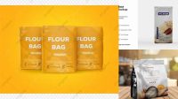 4323+ Flour Package Mockup Smart PNG Image