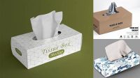 4323+ Tissue Box Mockup Editable and Customizable PSD