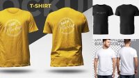 433+ T-shirt Mockup Front And Back Psd Free Download Smart PNG Image