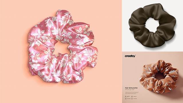 4335+ Hair Scrunchie Mockup Free PSD Download