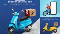 4338+ Bike Delivery Mockup Hight Resolution