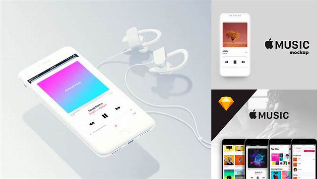 434+ Apple Music Mockup Psd Free Professional Quality PSD Freebie