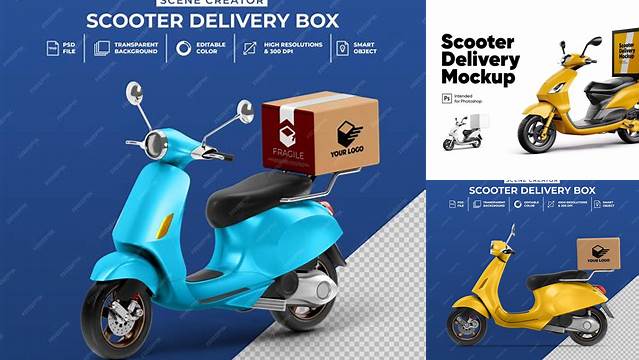 4343+ Delivery Bike Mockup Psd Free Free Downloadable PSD