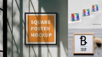 4350+ Mockup Quadro Quadrado Layered Photoshop Template