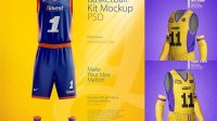 4358+ Basketball Kit Mockup Psd Free Modern Design PSD