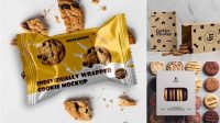 4358+ Cookie Packaging Mockup Free High-Quality Editable PSD