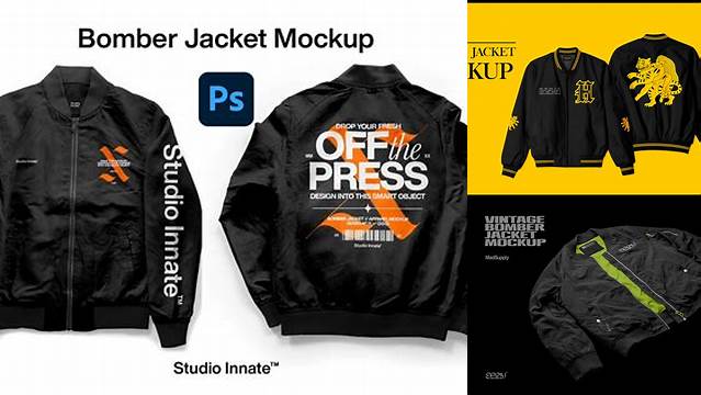 4364+ Bomber Jacket Mockup Psd Free Download Creative Design Resource