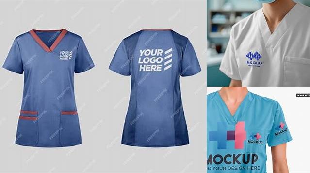 4365+ Medical Scrubs Mockup Exclusive Free PSD