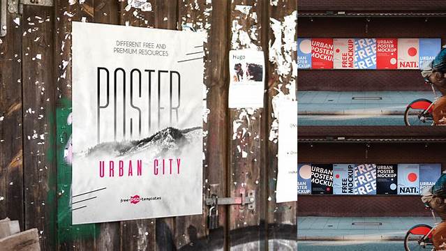 4365+ Urban Poster Mockup Free Download Photoshop Freebie