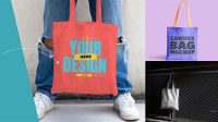 4366+ Free Tote Bag Mockup Generator Free Graphic Resource