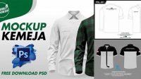 4370+ Mockup Kemeja Png Mockup PSD Free Download