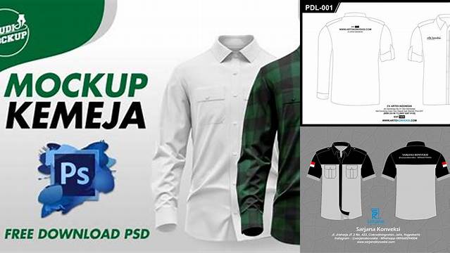 4370+ Mockup Kemeja Png Mockup PSD Free Download