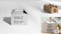 4388+ Gable Box Mockup Free Mockup Templates