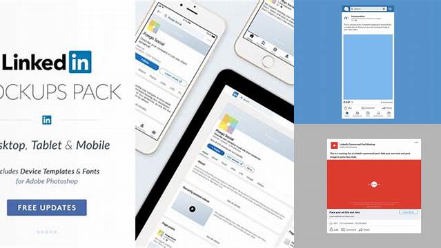 4390+ Linkedin Mobile Mockup PSD Free Download