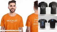 4405+ Front And Back T Shirt Mockup PSD Free Download