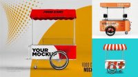 4412+ Street Food Cart Mockup Free Download Free