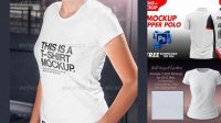 4419+ Female Shirt Mockup Include TIFF