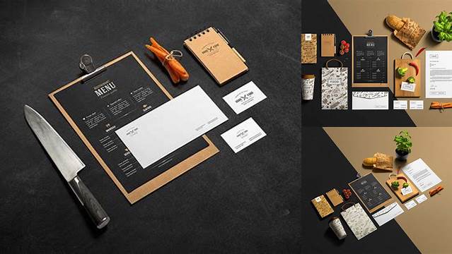 4422+ Restaurant Branding Mockup Psd Free PSD for Creatives