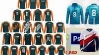 4422+ Template Jersey Lengan Panjang Custom Graphic Mockup File