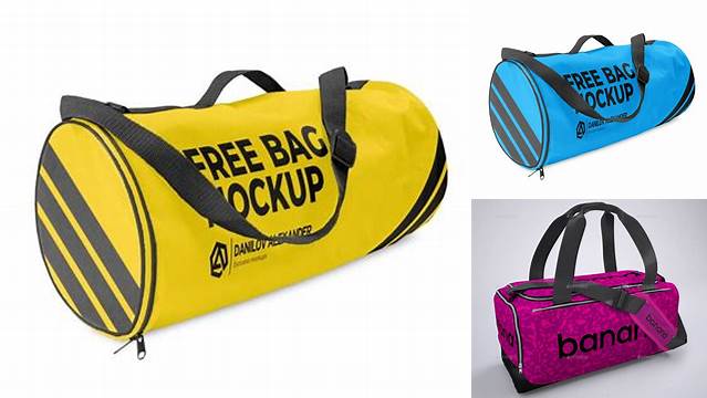 4424+ Gym Bag Mockup Free Download Layered Photoshop Template