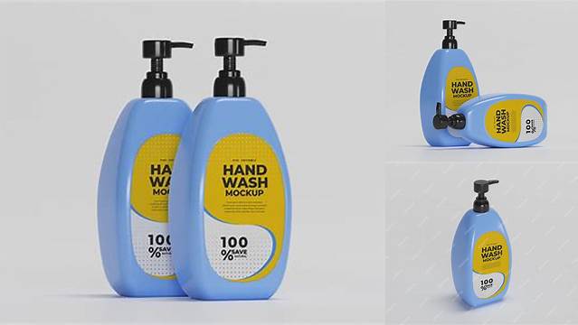 4426+ Handwash Mockup Smart PNG Image