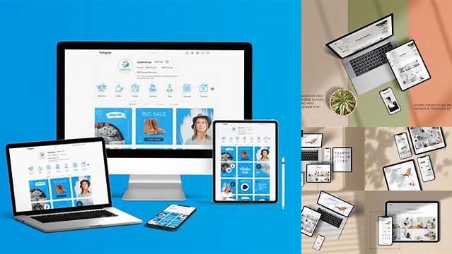 4430+ Multi Device Website Mockup Generator Editable PSD File