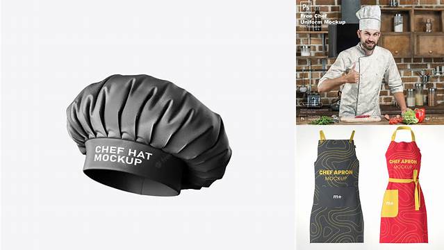 444+ Chef Cap Mockup Layered PSD File Free Download