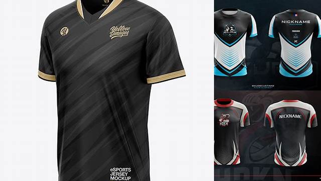 4440+ Esports Shirt Mockup Smart PNG Image