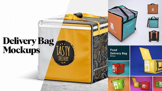 4443+ Delivery Bag Mockup Free High Resolution