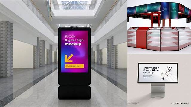 4447+ Kiosk Mockup Free Download Best for Showcase