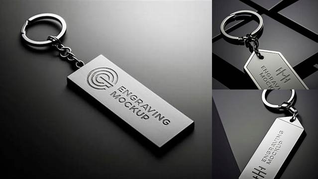 447+ Metal Keychain Mockup Free Professional PSD Template