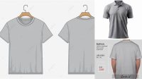 4470+ Mockup Kaos Abu Abu For Free Download