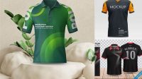 4476+ Mockup Jersey Polos Psd Free PSD