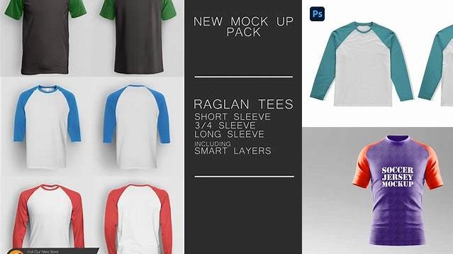 448+ Mockup Raglan Psd For Free Download